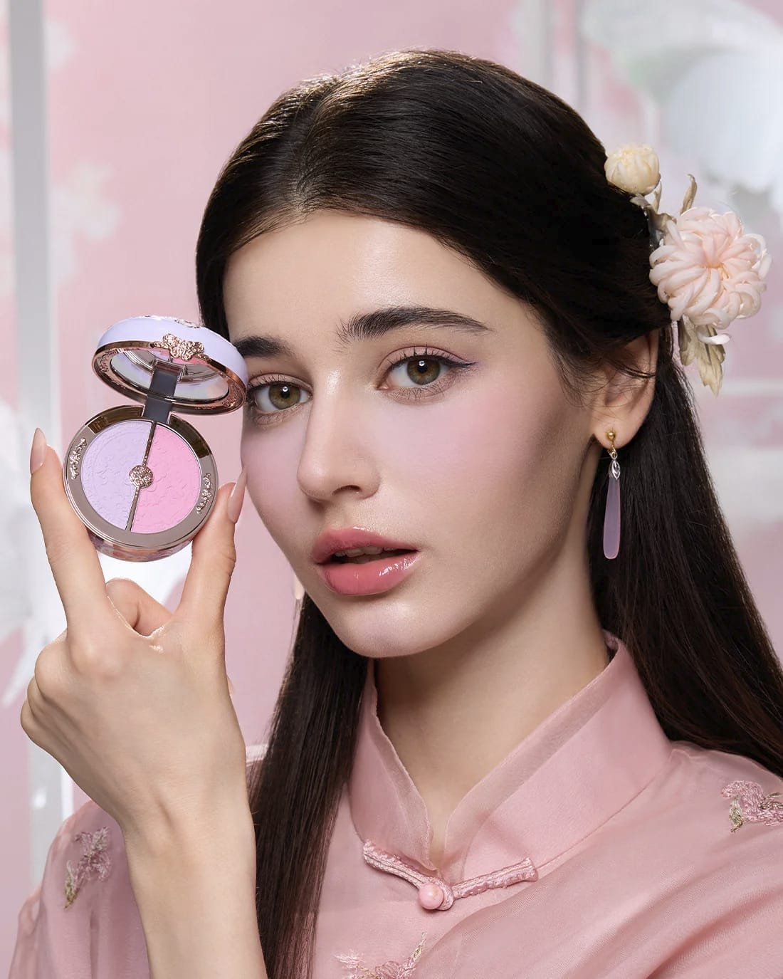 Flower Knows Butterfly Cloud Collar Rouge Box Highlighting & Blush Duo Powder