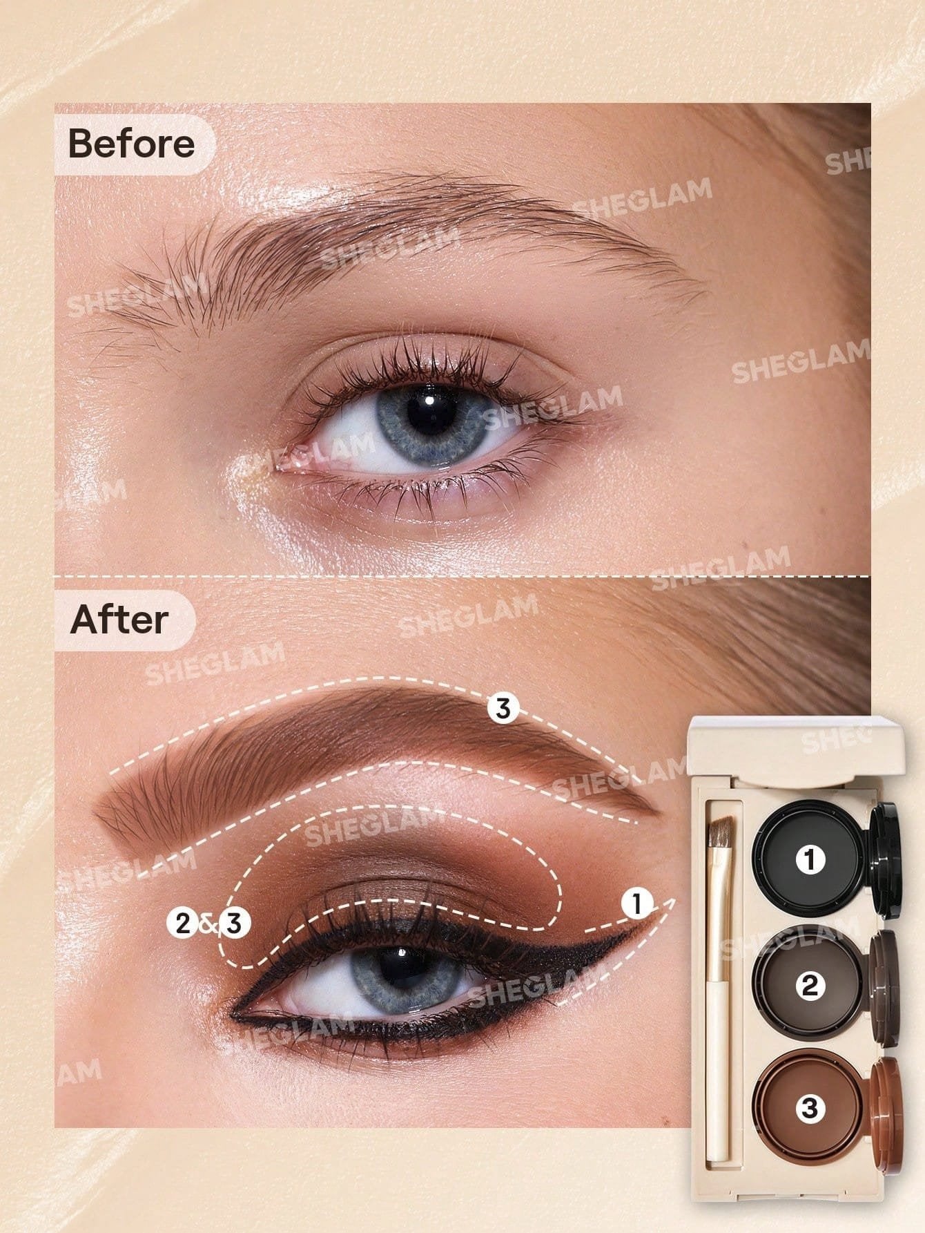 Sheglam Streamline Brow & Eyeliner Gel 4.2 GM