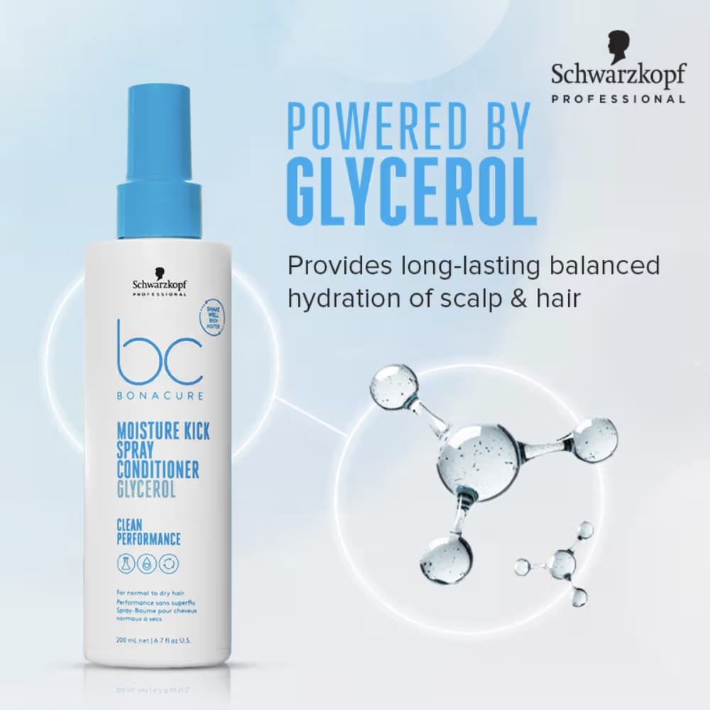 SCHWARZKOPF BONACURE MOISTURE KICK SPRAY CONDITIONER 200ML