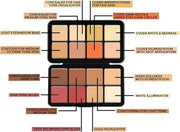 CARLA SECRET CONCEALER HD PALETTE 16 COLOR