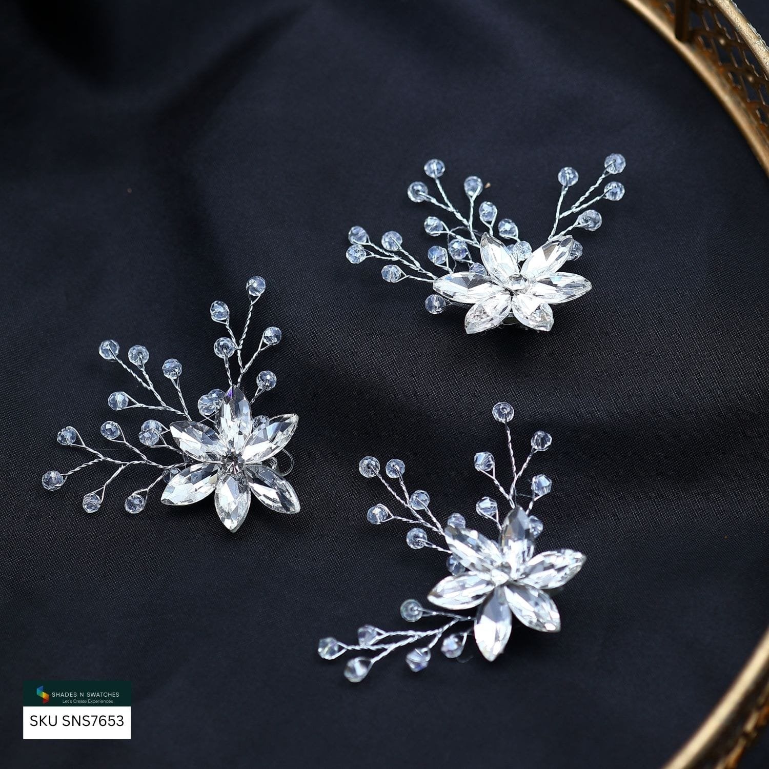 HAIR ACCESSORIES CRYSTAL SET