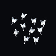 HAIR ACCESSORIES MINI BUTTER FLIES WITH SMALL STRINGS 10PCS ET