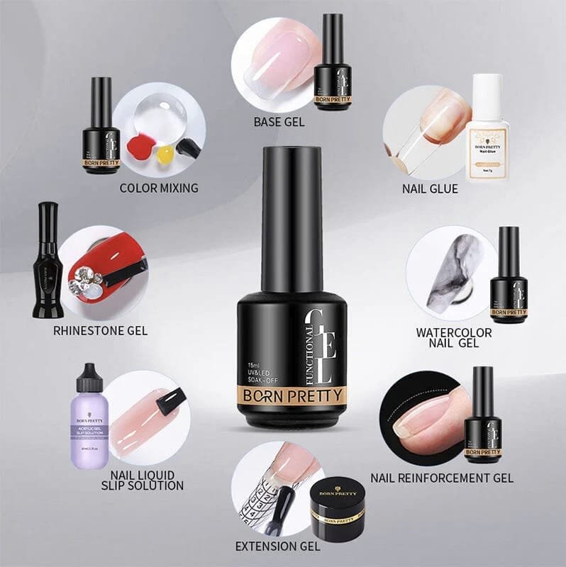 BORN PRETTY 8IN1 NAIL GEL GLUE 15ML