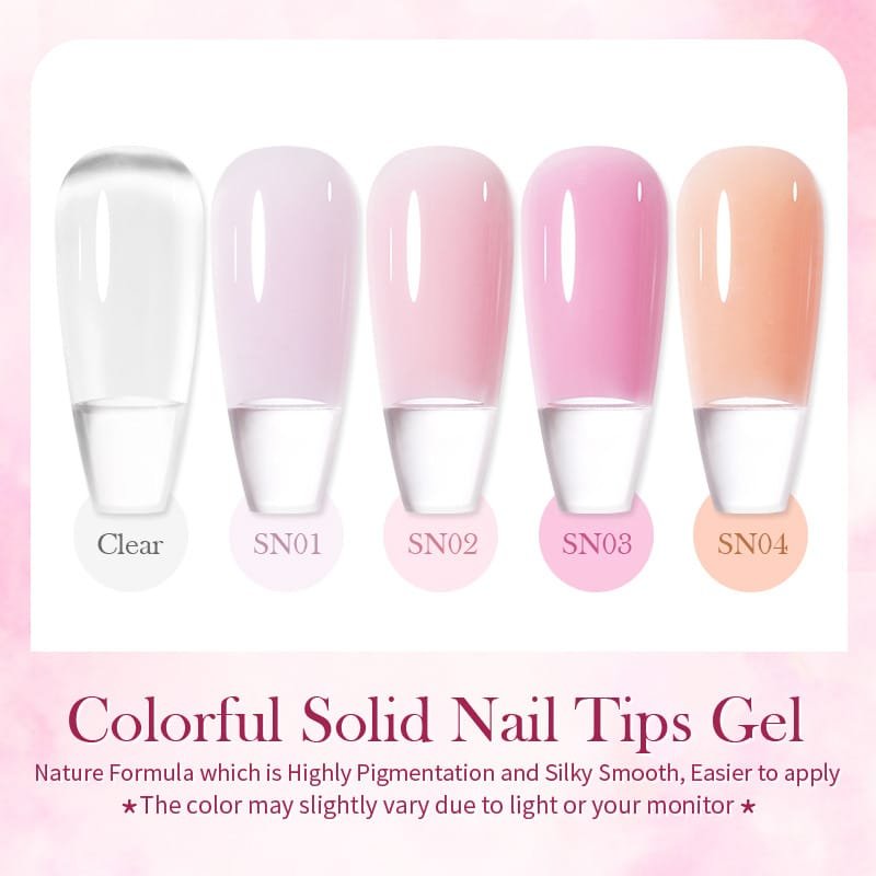 BORN PRETTY SOLID NAIL TIPS GEL 5G