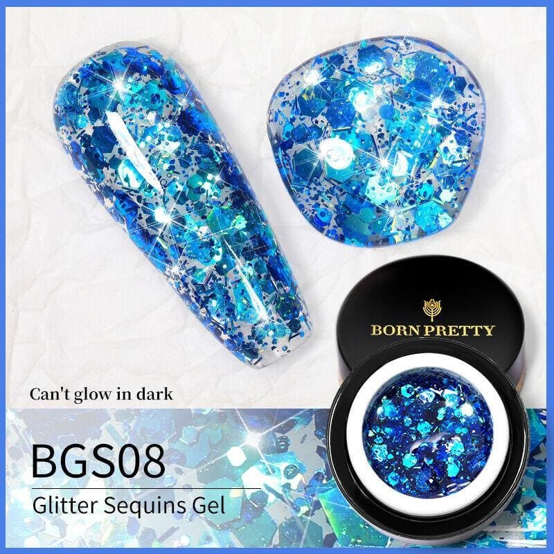 BORN PRETTY GLITTER SEQUINS GEL 5G