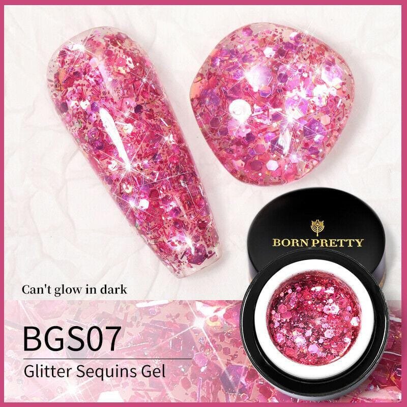 BORN PRETTY GLITTER SEQUINS GEL 5G