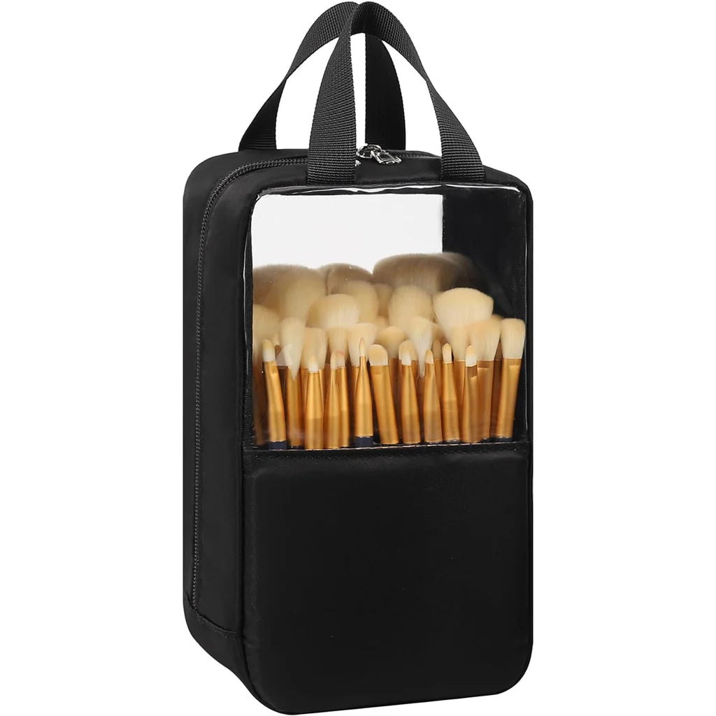CLEAR BRUSH HOLDER POUCH