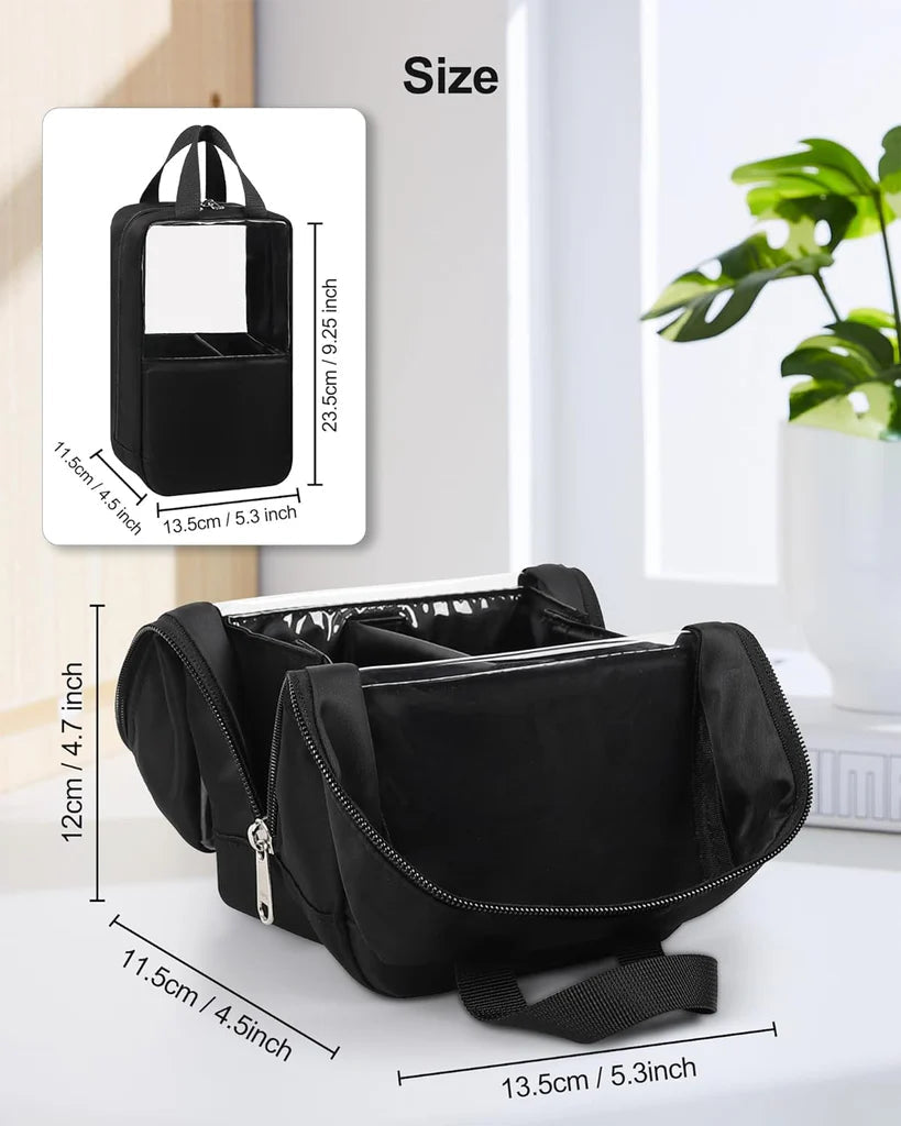 CLEAR BRUSH HOLDER POUCH