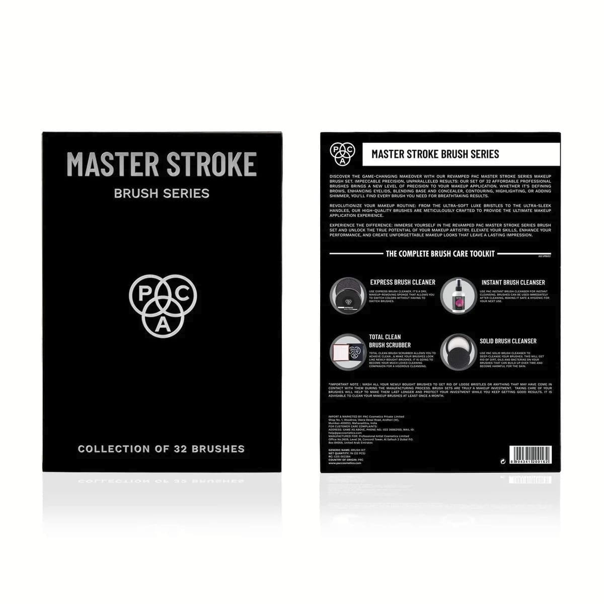 PAC MASTER STROKE SERIES 32BRUSHES