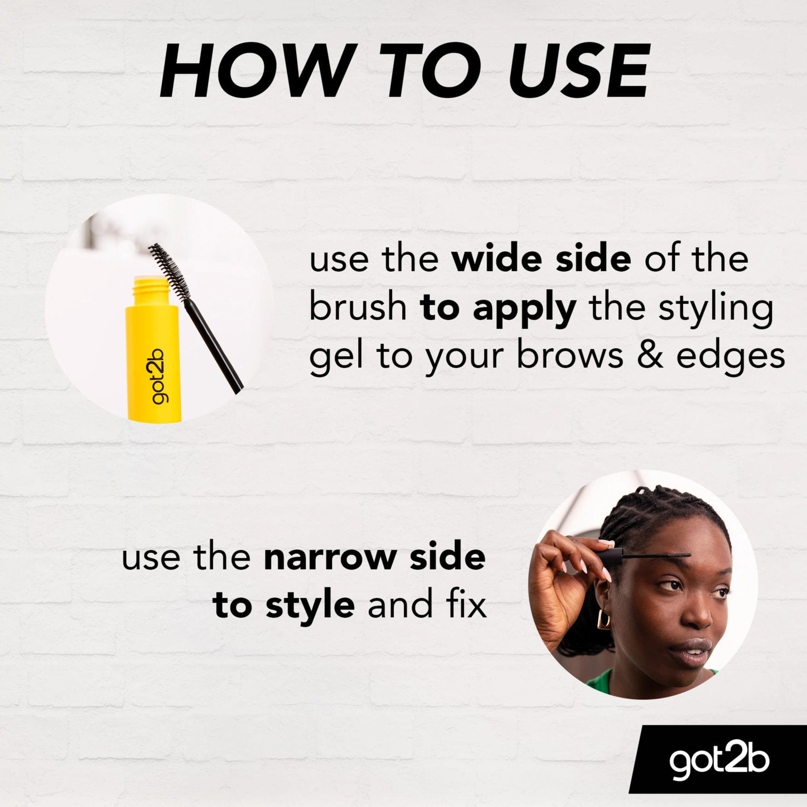 got2b 2in 1 gel for brows & edges 16ml