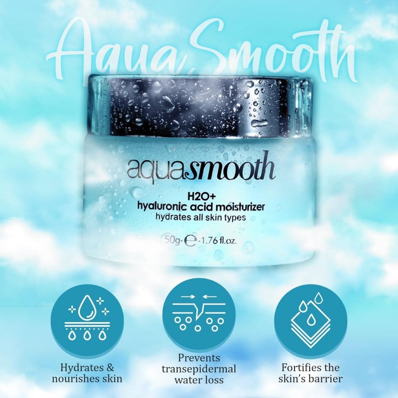 JUST GOLD AQUA SMOOTH HYALURONIC ACID MOISTURIZER