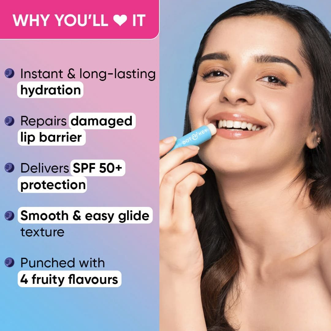 DOT & KEY BARRIER REPAIR HYDRATING LIP BALM (NON TINTED) SPF 50PA++ 4.5G