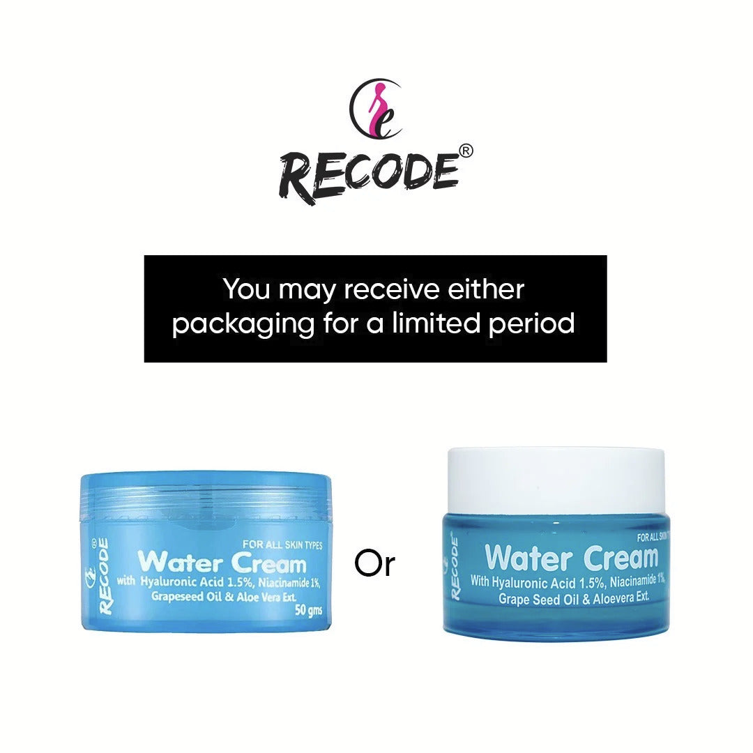 RECODE WATER CREAM 50GMS