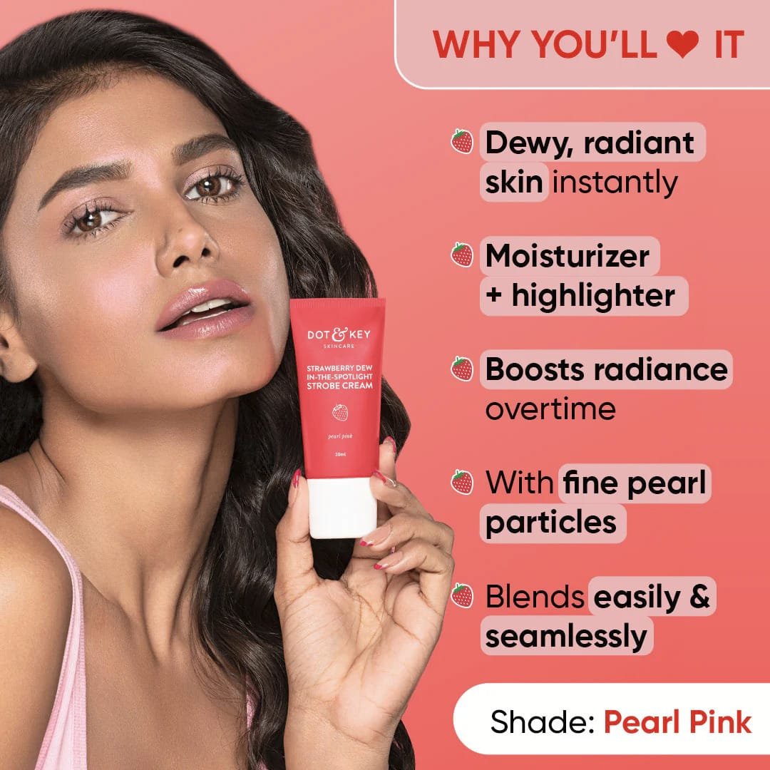 DOT & KEY STRAWBERRY DEW IN THE SPOT LIGHT STROBE CREAM 30ML