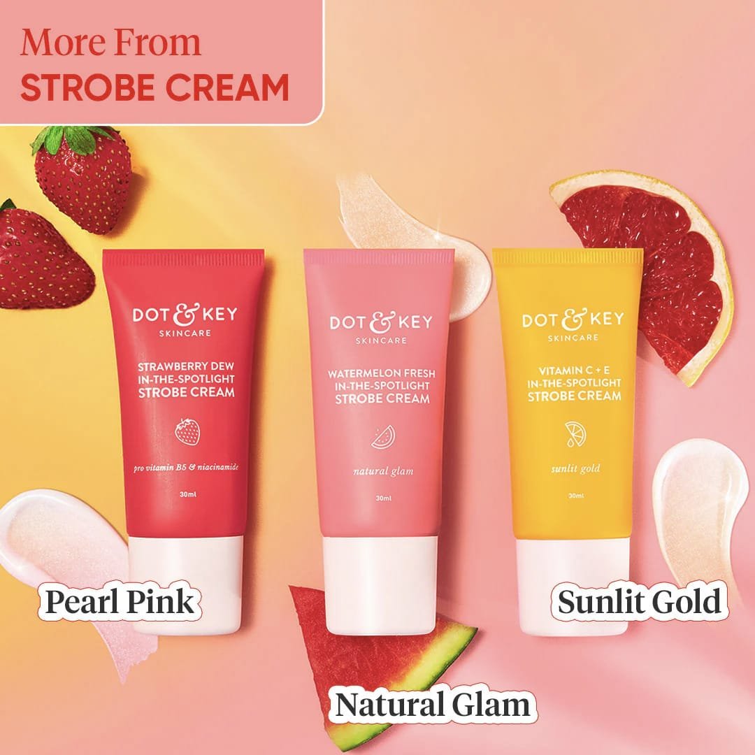 DOT & KEY STRAWBERRY DEW IN THE SPOT LIGHT STROBE CREAM 30ML