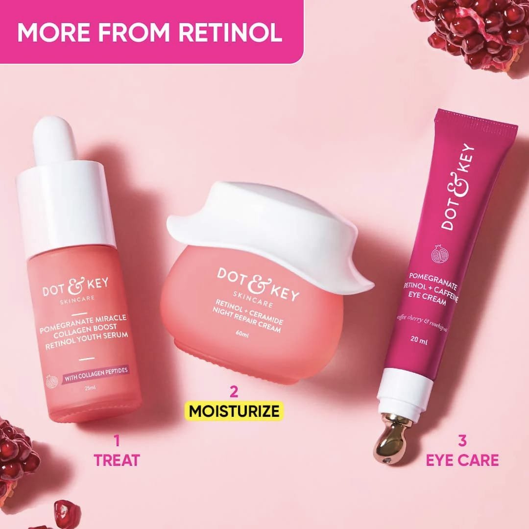 DOT & KEY RETINOL + CERAMIDE NIGHT REPAIR CREAM WITH HIBISCUS & POMEGRANATE OIL