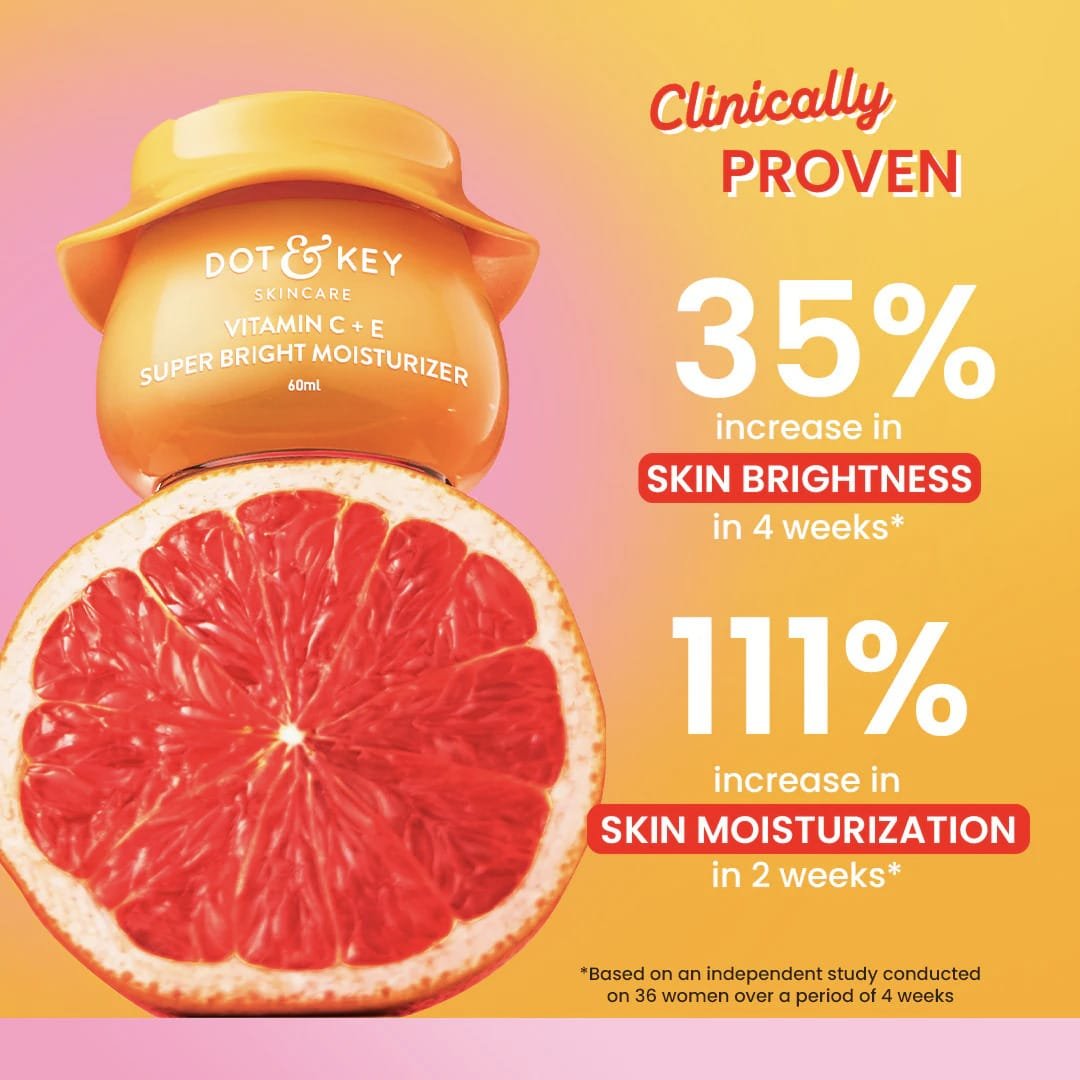 DOT & KEY VITAMIN C+E SUPER BRIGHT MOISTURIZER WITH KAKADU PLUM& BLOOD ORANGE