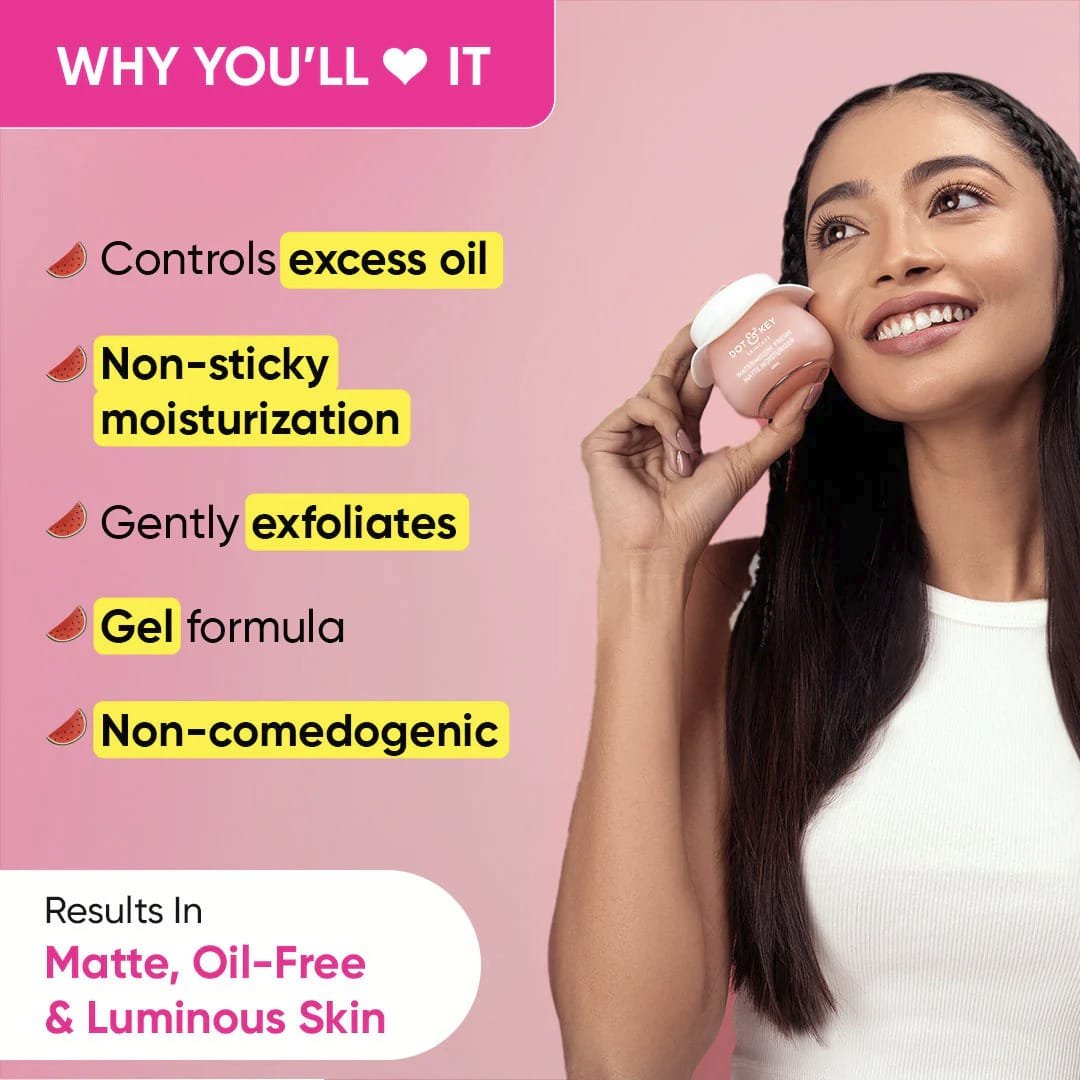 DOT & KEY WATERMELON FRESH MATTE MOISTURIZER WITH GLYCOLIC & PEACH