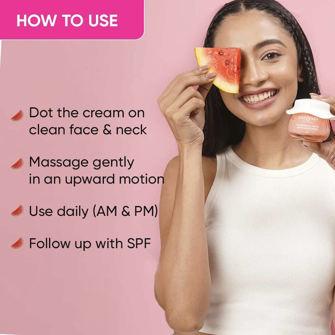 DOT & KEY WATERMELON FRESH MATTE MOISTURIZER WITH GLYCOLIC & PEACH