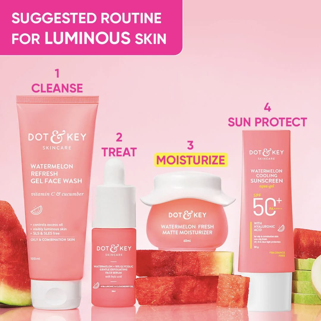 DOT & KEY WATERMELON FRESH MATTE MOISTURIZER WITH GLYCOLIC & PEACH