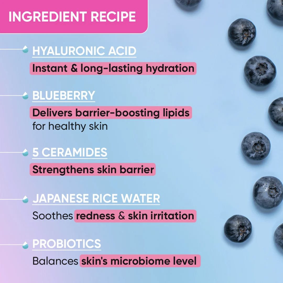 DOT & KEY 72 HR HYDRATING GEL MOISTURIZER + PROBIOTICS WITH HYLURONIC & JAPANESE RICE WATER