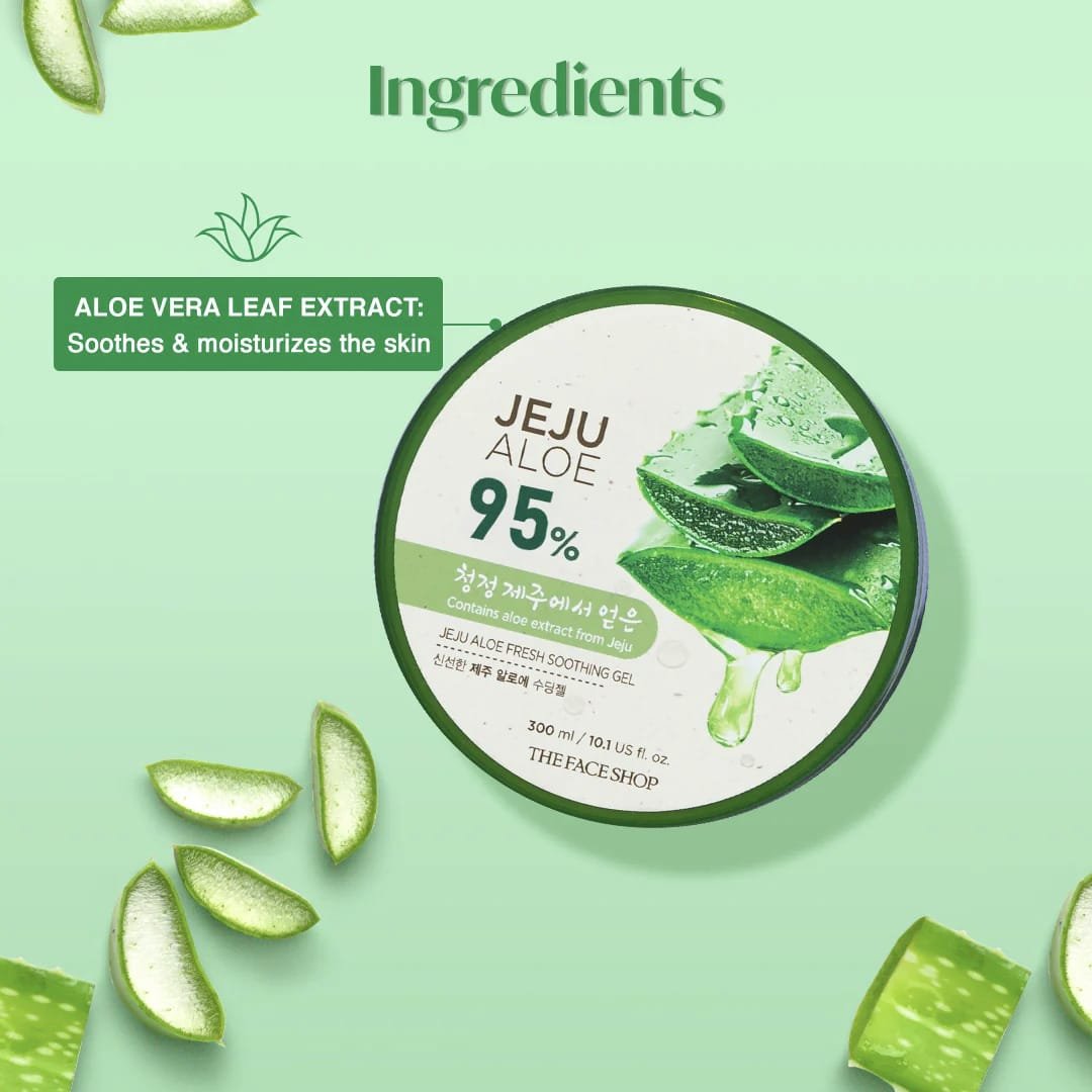 THE FACE SHOP JEJU ALOE FRESH SOOTHING GEL 300ML