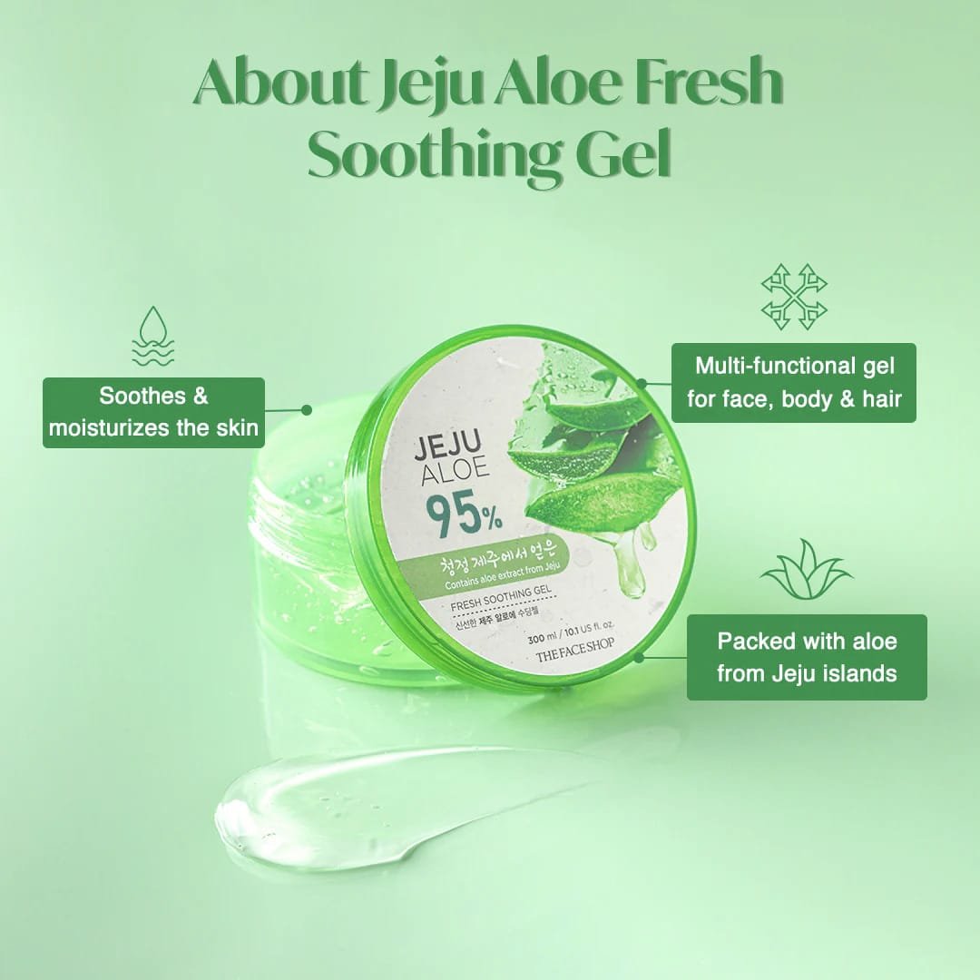 THE FACE SHOP JEJU ALOE FRESH SOOTHING GEL 300ML
