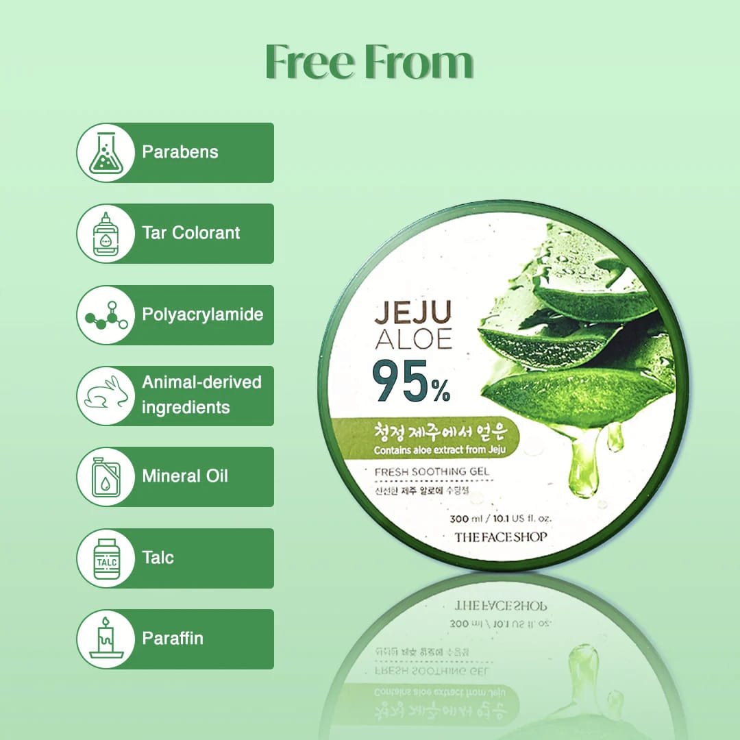 THE FACE SHOP JEJU ALOE FRESH SOOTHING GEL 300ML