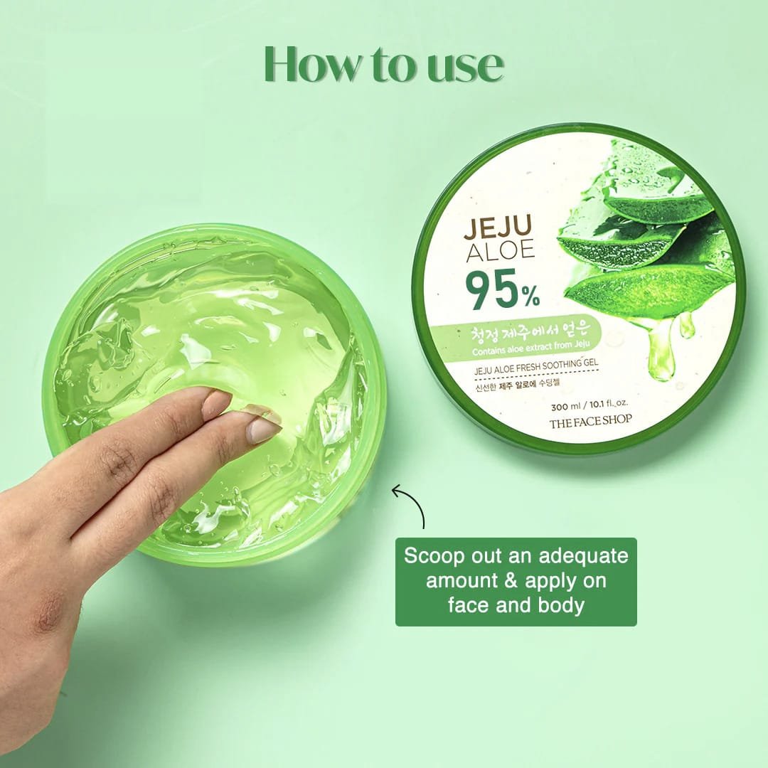 THE FACE SHOP JEJU ALOE FRESH SOOTHING GEL 300ML