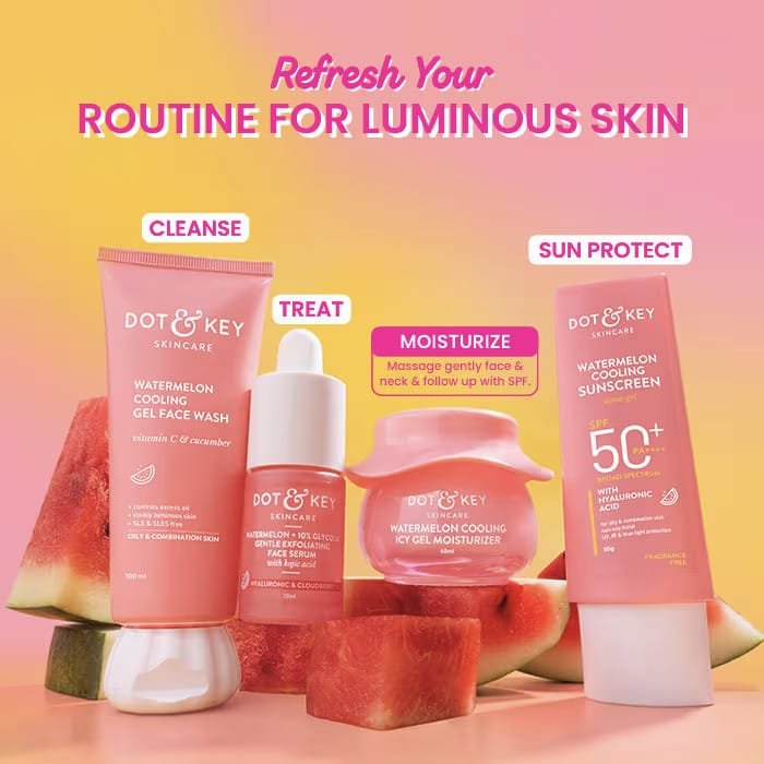 DOT&KEY WATERMELON COOLING ICY GEL MOISTURIZER LIQUID ICE+HYALURONIC 60ML