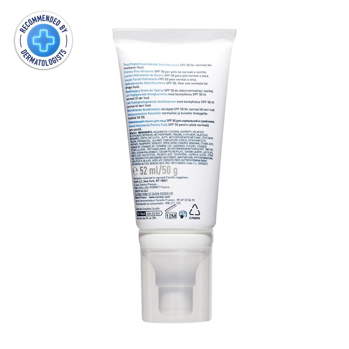 CERAVR AM FACIAL MOISTURISING LOTION SPF 50 52ML