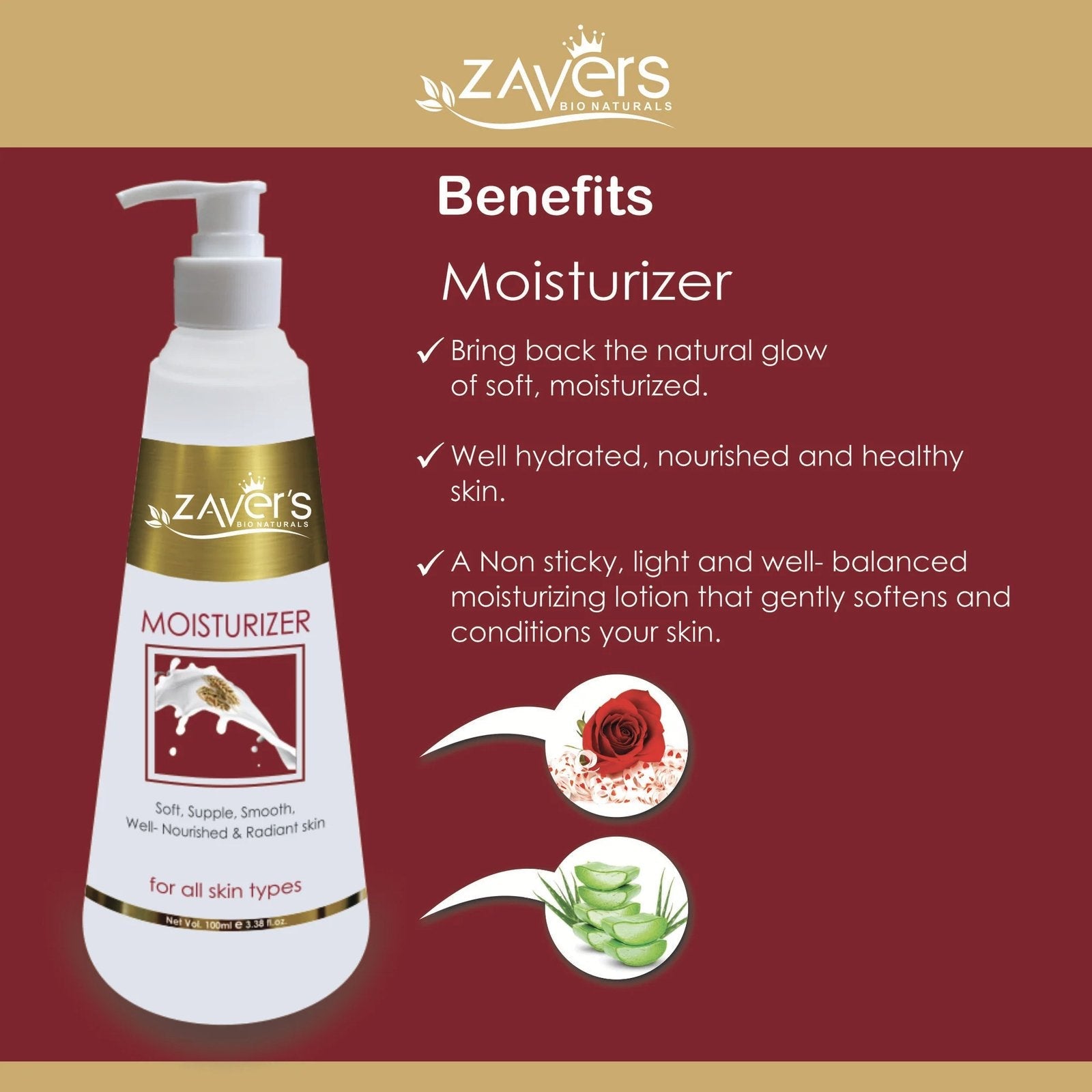 ZAVERS MOISTURIZER LOTION - 500ML