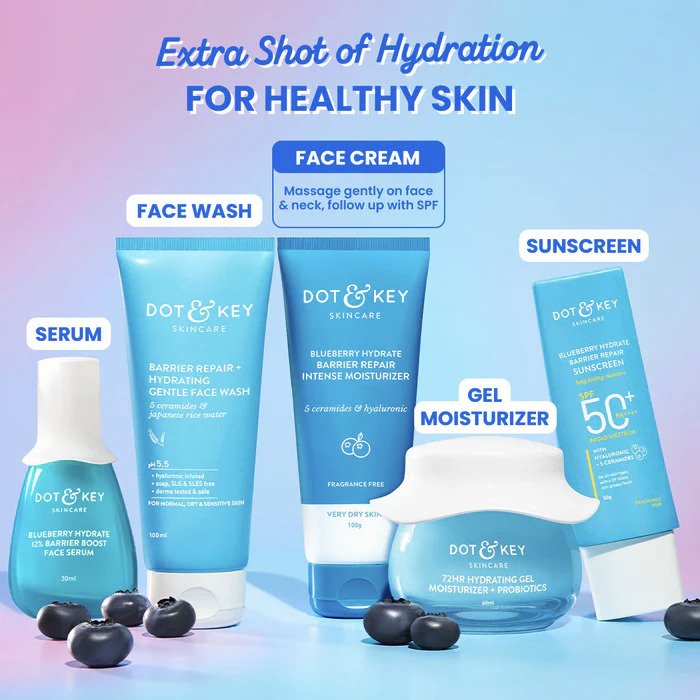 DOT N KEY BLUEBERRY HYDRATE BARRIER REPAIR INTENSE MOISTURIZER (VERY DRY SKIN) 100G