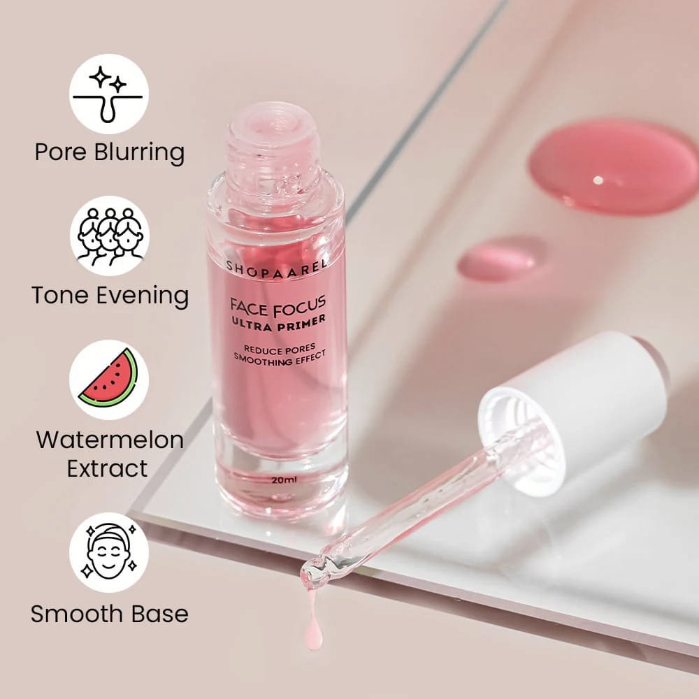 SHOPAAREL FACE FOCUS ULTRA PRIMER WITH WATERMELON FRAGRANCE 20ML