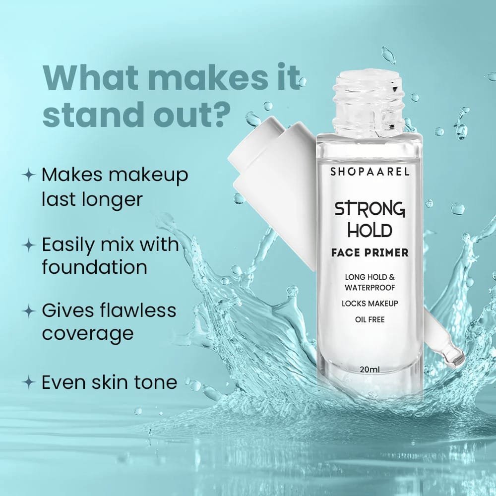 SHOPAAREL STRONG HOLD FACE PRIMER WATERPROOF & OIL FREE 20ML