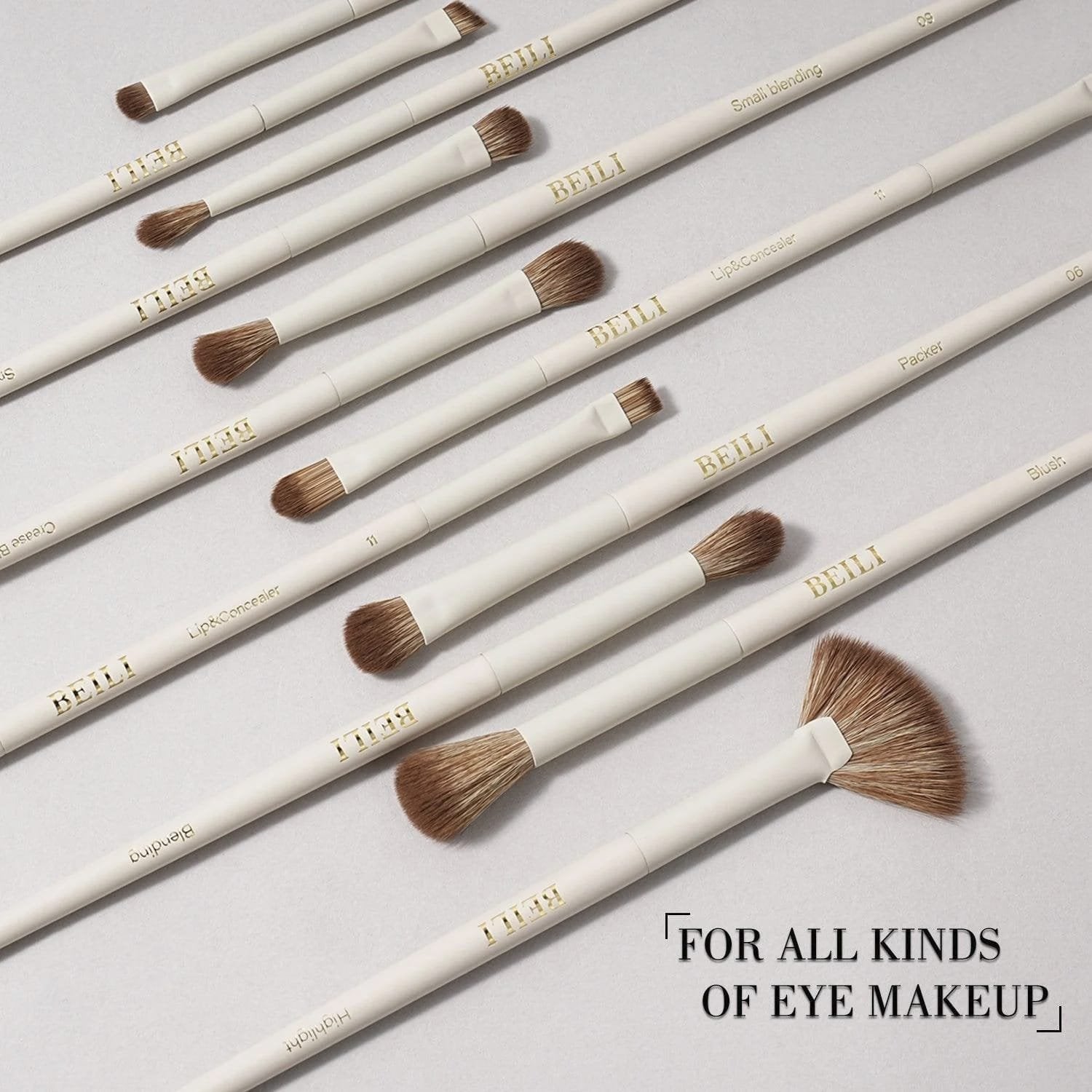 BEILI 15 PCS NEW MAKEUP BRUSH SET