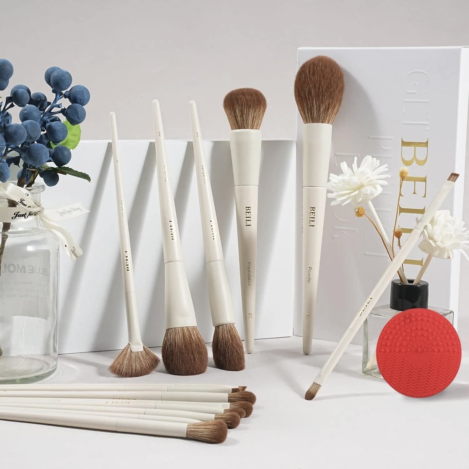BEILI 15 PCS NEW MAKEUP BRUSH SET