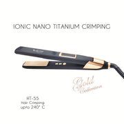 HECTOR TITANIUM HAIR CRIMPER GOLD COLLECTION HT 55