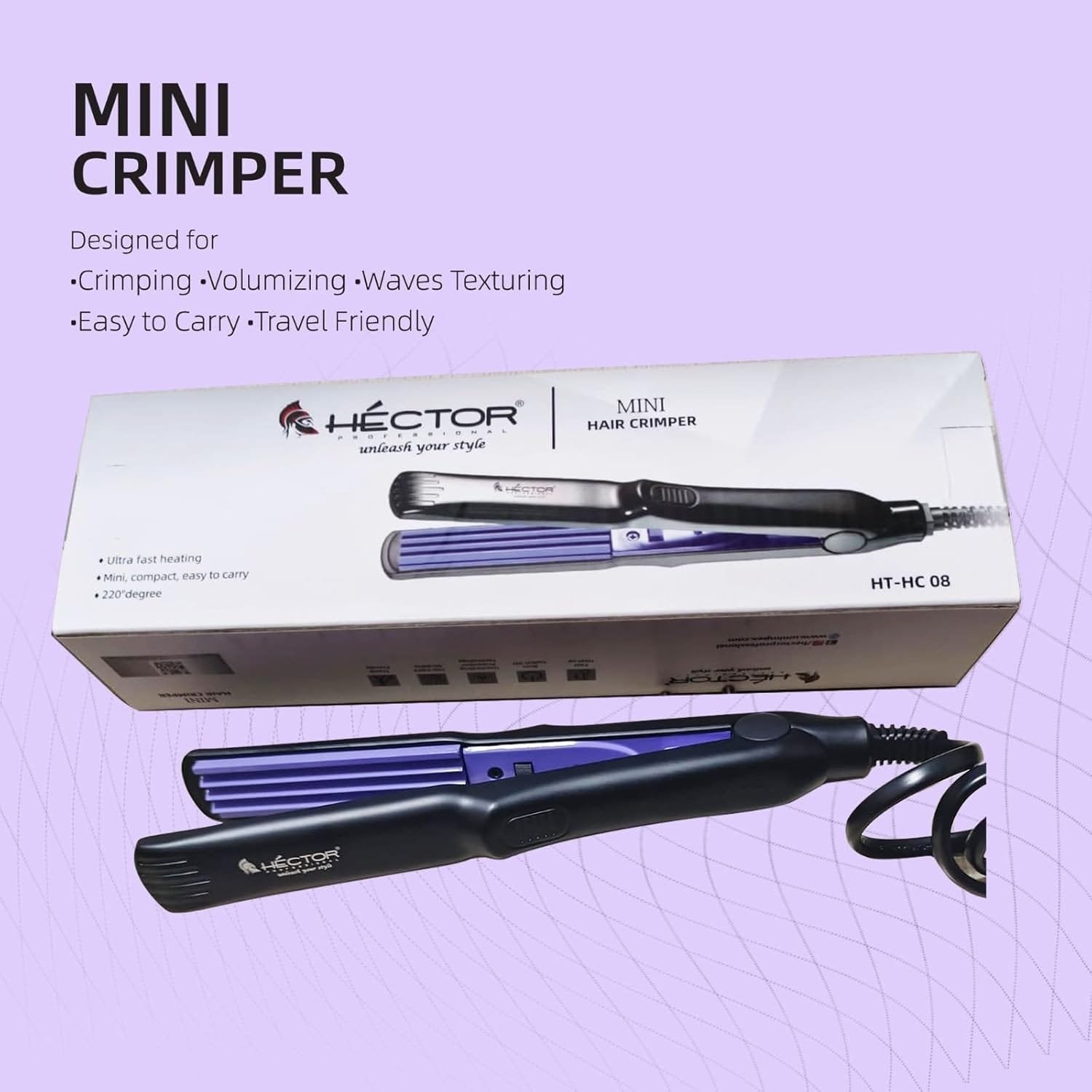 HECTOR MINI HAIR CRIMPER HT HC 08