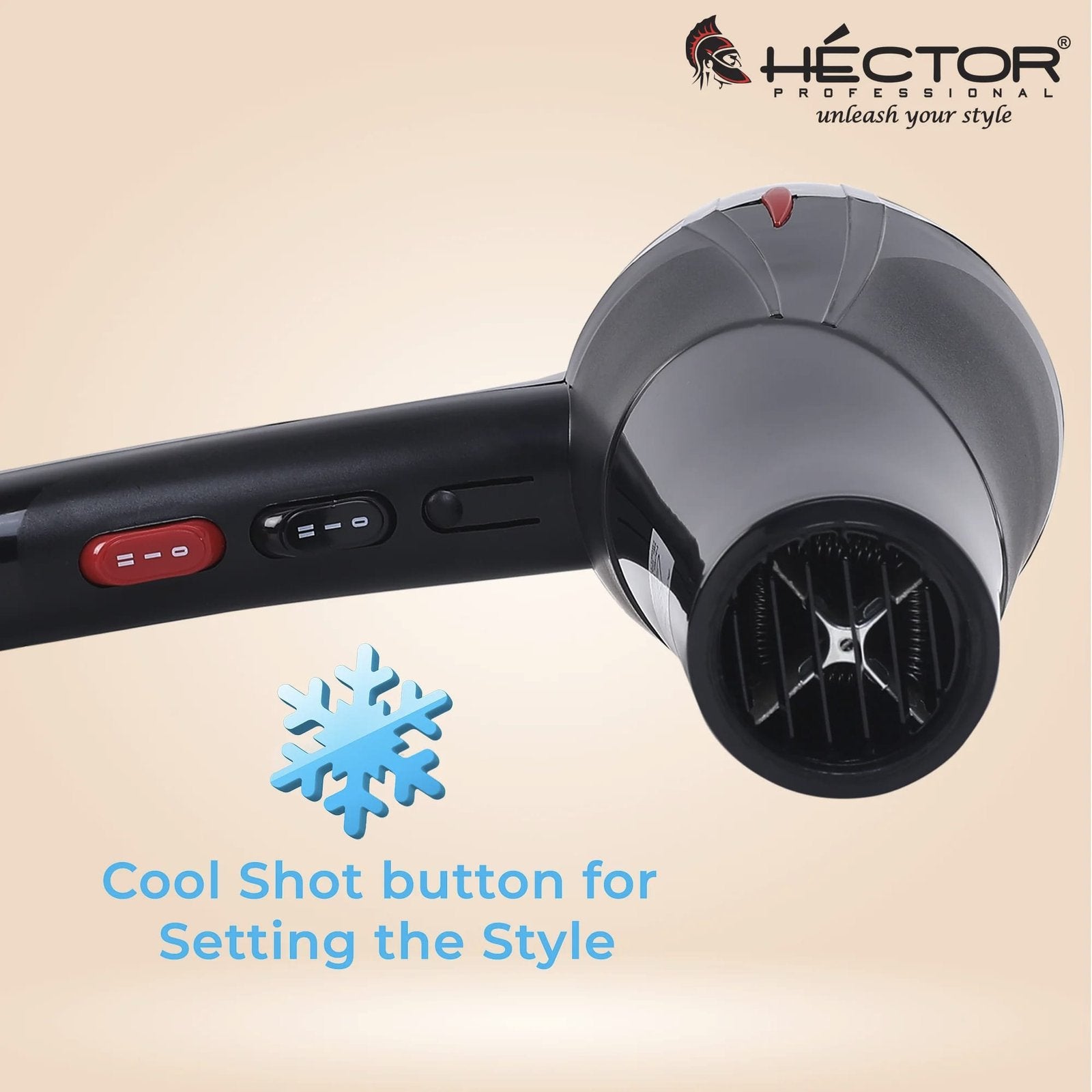 HECTOR MACHO IONIC HAIR DRYER HT 2300W