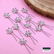 SNS 12 PCS MINI STAR FLOWER WITH U PIN