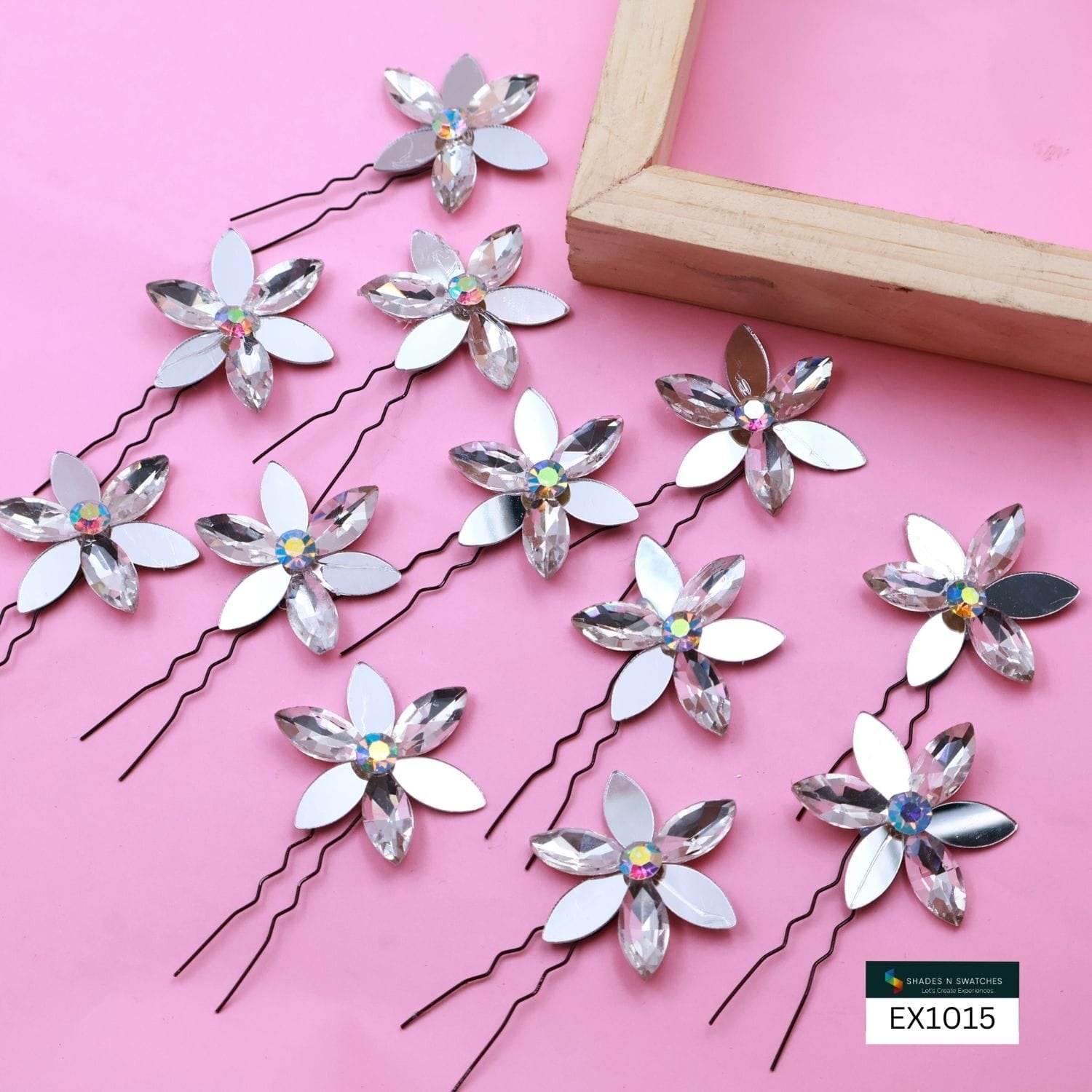 SNS 12 PCS  STAR FLOWER WITH U PIN