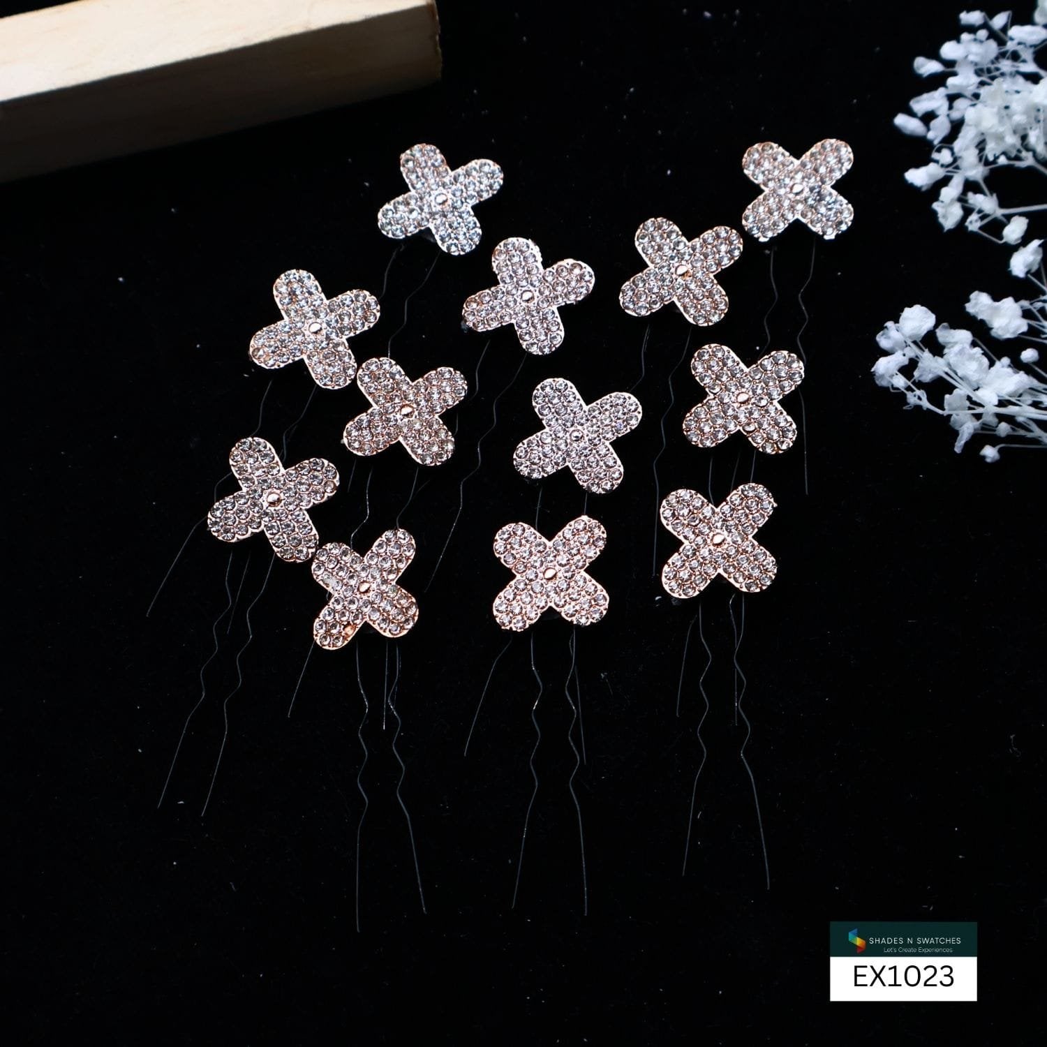 SMALL FANCY U PIN 12 PCS SETS