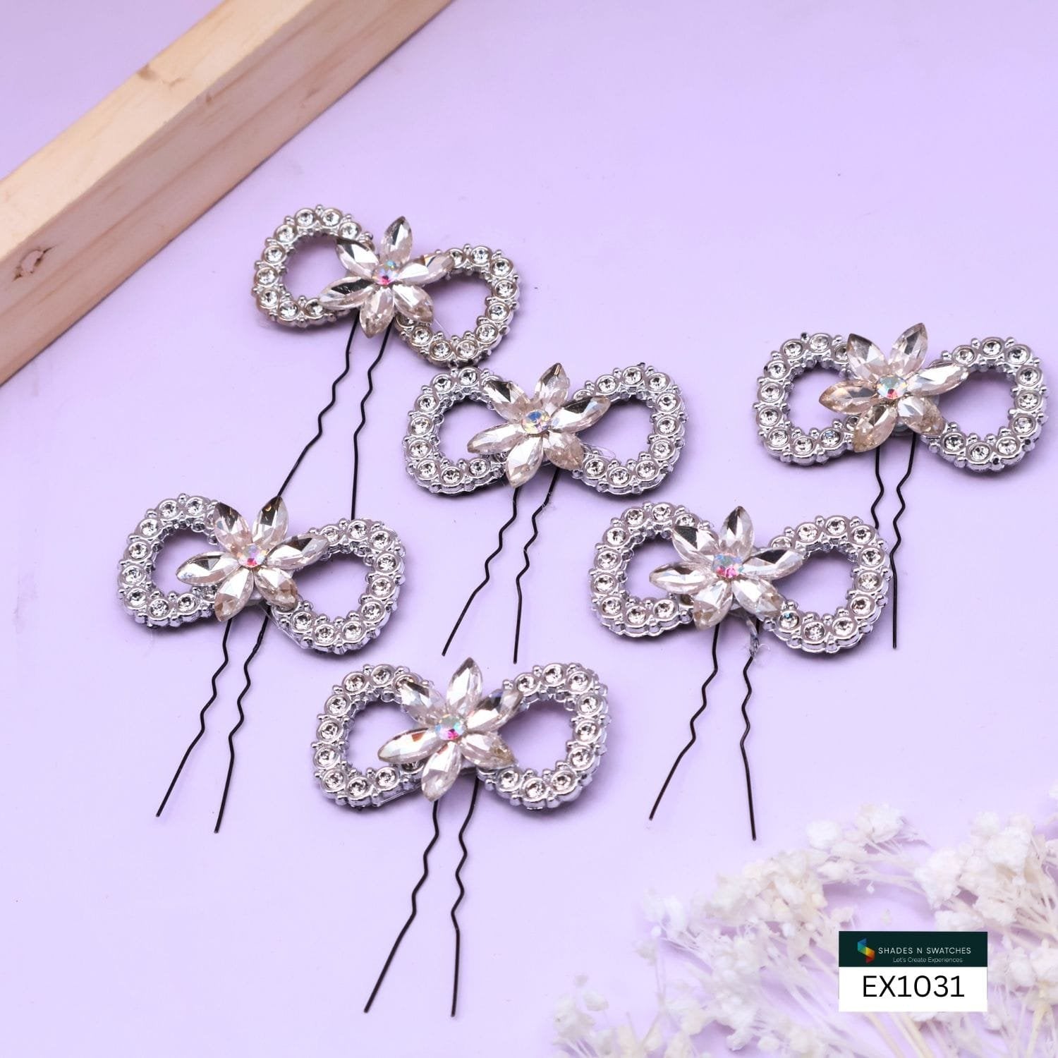 MEDIUM SIZE FANCY U PIN 12 PCS SETS
