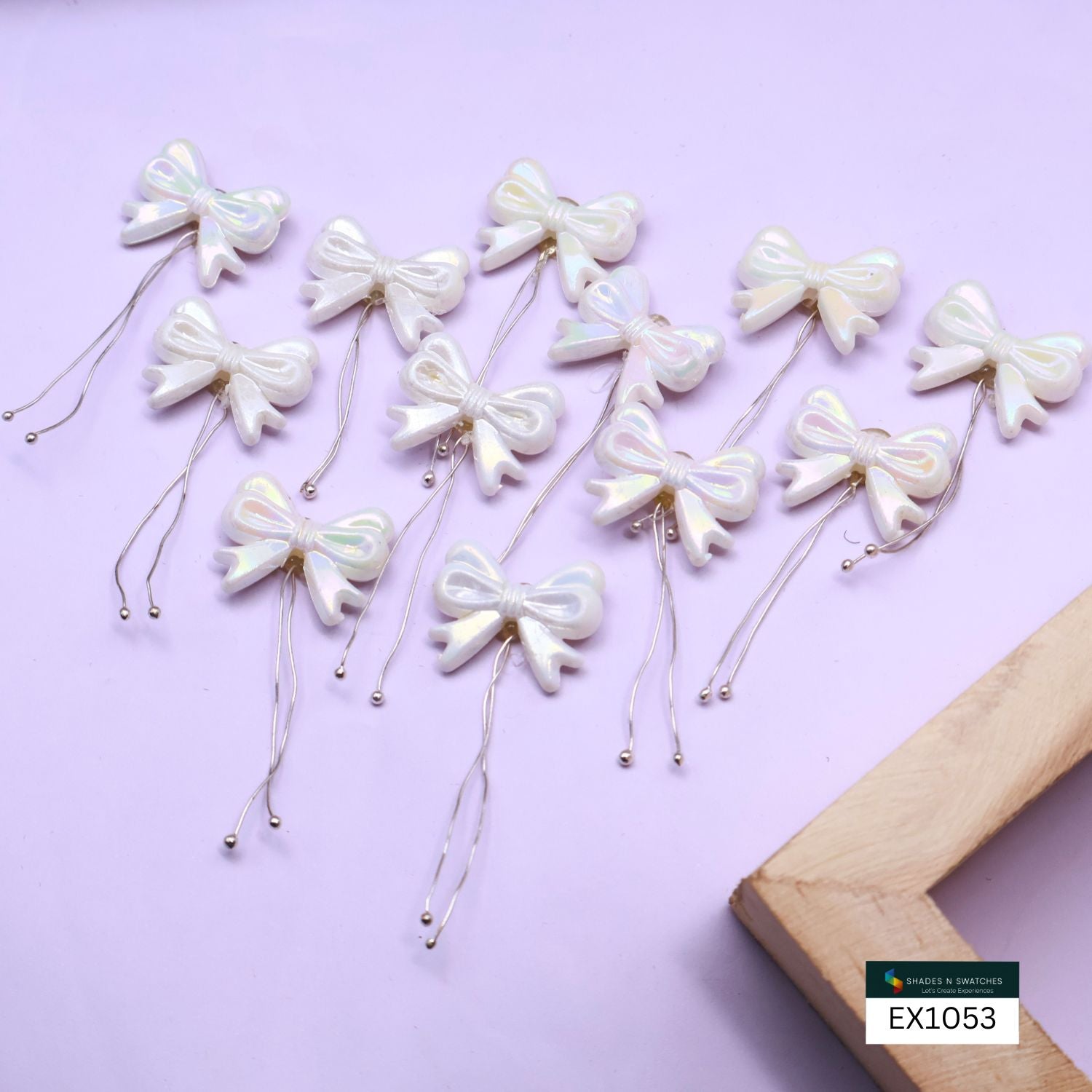 12 PCS MINI BOW WITH TWIST PIN