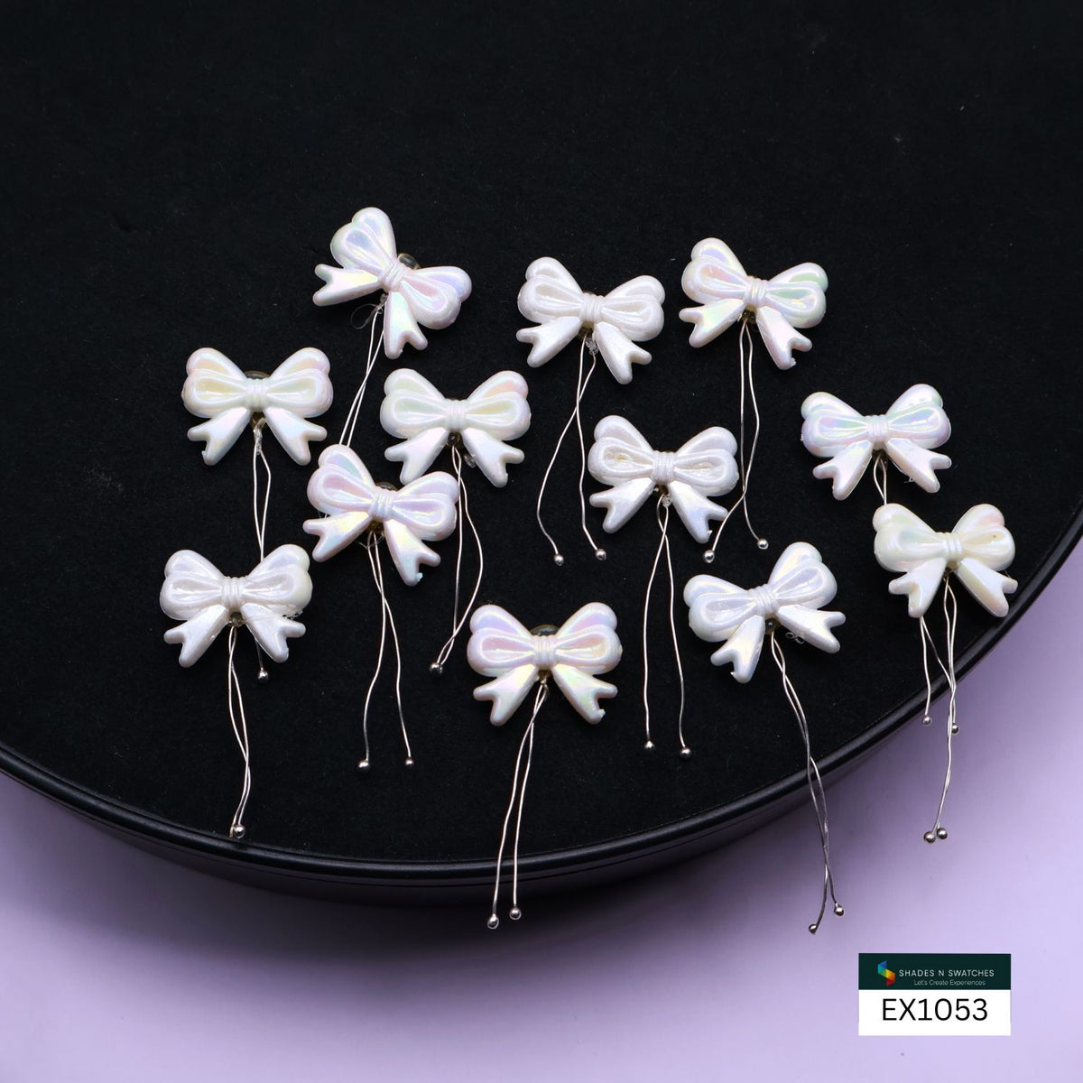 12 PCS MINI BOW WITH TWIST PIN