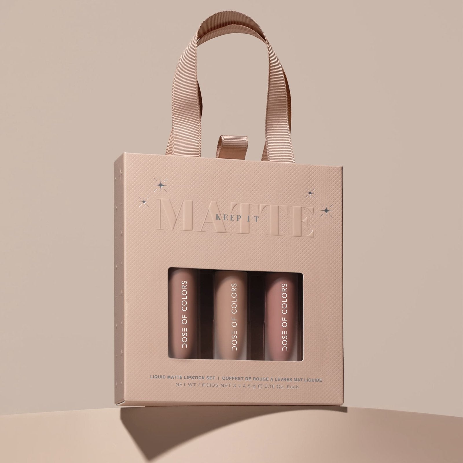 DOSE OF COLORS KEEP IT MATTE LIPSTICK SET OF 3