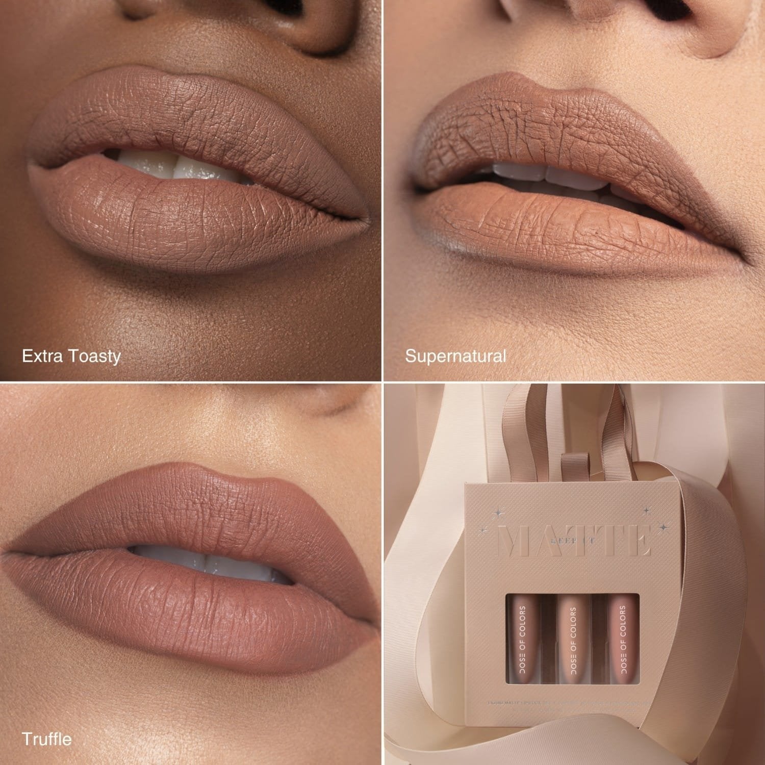 DOSE OF COLORS KEEP IT MATTE LIPSTICK SET OF 3