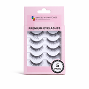 SNS 5 PAIR PREMIUM LASHES   RUBY