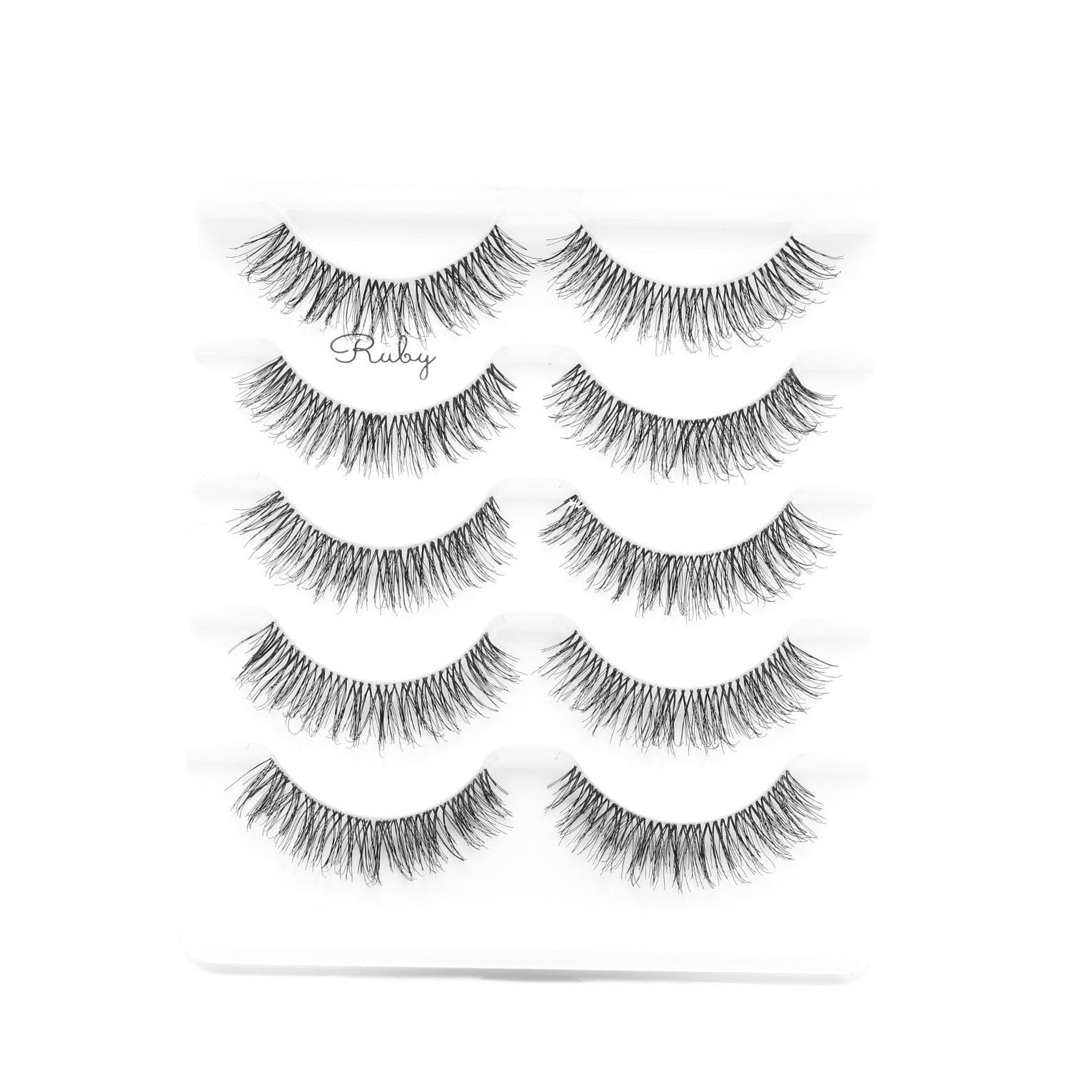 SNS 5 PAIR PREMIUM LASHES   RUBY